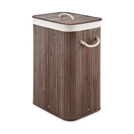 Whitmor Rect Bamboo Hamper Dark 6277-6706